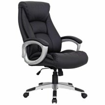 Кресло офисное BRABIX &quot;Grand EX-500&quot;, натуральная кожа, черное, 530861