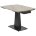 Стол BALDE 120 GLOSS AMBER JADE SOLID CERAMIC / BLACK, ®DISAUR 