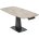 Стол BALDE 120 GLOSS AMBER JADE SOLID CERAMIC / BLACK, ®DISAUR 