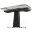 Стол BALDE 120 GLOSS AMBER JADE SOLID CERAMIC / BLACK, ®DISAUR 