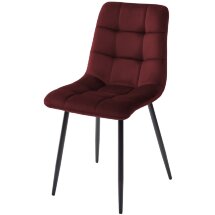 Стул CHILLI G062-36 бургунди, велюр М-City