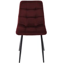 Стул CHILLI G062-36 бургунди, велюр М-City
