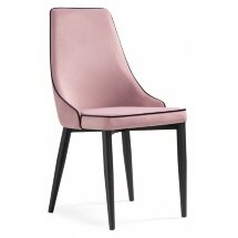 Стул на металлокаркасе Kora 1 light purple / black