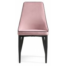 Стул на металлокаркасе Kora 1 light purple / black
