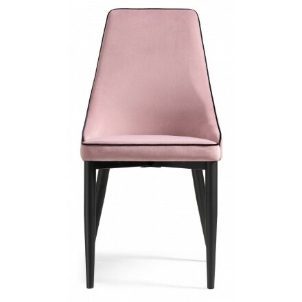 Стул на металлокаркасе Kora 1 light purple / black 