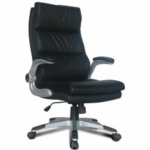 Кресло офисное BRABIX &quot;Fregat EX-510&quot;, рециклированная кожа, черное, 530863