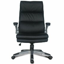 Кресло офисное BRABIX &quot;Fregat EX-510&quot;, рециклированная кожа, черное, 530863
