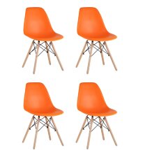 Стул Eames DSW оранжевый x4