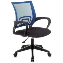 Кресло офисное TopChairs ST-Basic сетка/ткань синий