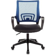 Кресло офисное TopChairs ST-Basic сетка/ткань синий