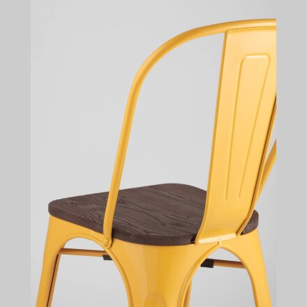 Стул TOLIX WOOD желтый 