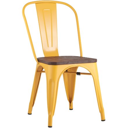 Стул TOLIX WOOD желтый 