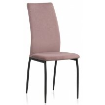Стул на металлокаркасе Tod light purple / black