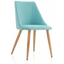 Стул на металлокаркасе Morgan light blue