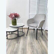 Стул ALABAMA BLUVEL-03 LIGHT GREY, велюр М-City