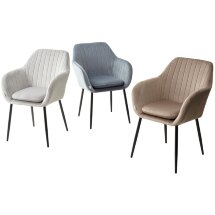 Стул ALABAMA BLUVEL-03 LIGHT GREY, велюр М-City