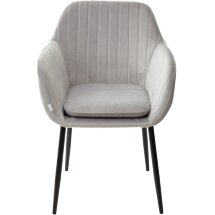 Стул ALABAMA BLUVEL-03 LIGHT GREY, велюр М-City