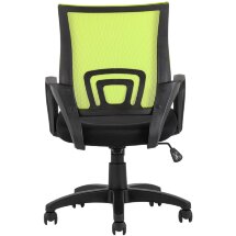 Компьютерное кресло TopChairs TopChairs Simple офисное зеленое в обивке из текстиля с сеткой, механизм качания Top Gun