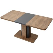 Стол STORK Дуб Канзас/ Графит 120 М-City