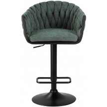 Барный стул 9690-LM Leon зеленый / черный