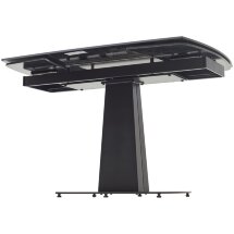 Стол BALDE 140 MATT BLACK MARBLE SOLID CERAMIC / BLACK, ®DISAUR