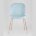 Стул Stool Group Beetle мятный, металлический каркас, бархатная обивка, золотые ножки 