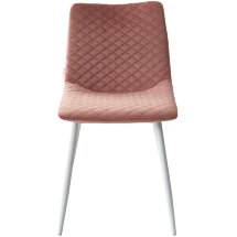 Стул TINTIN BLUVEL-52 PINK / белый каркас М-City