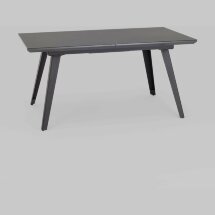 Обеденный стол Stool Group Палермо раскладной 160-200*90 серый со стеклом