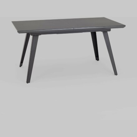 Обеденный стол Stool Group Палермо раскладной 160-200*90 серый со стеклом 