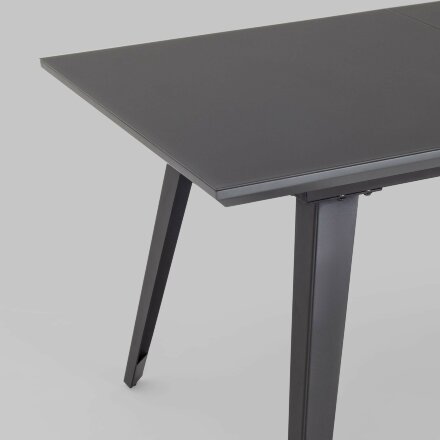 Обеденный стол Stool Group Палермо раскладной 160-200*90 серый со стеклом 