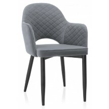 Стул на металлокаркасе Vener gray