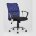 Компьютерное кресло Stool Group TopChairs Junior детское синее в обивке из текстиля и сетки, механизм качания Top Gun 