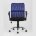 Компьютерное кресло Stool Group TopChairs Junior детское синее в обивке из текстиля и сетки, механизм качания Top Gun 