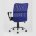 Компьютерное кресло Stool Group TopChairs Junior детское синее в обивке из текстиля и сетки, механизм качания Top Gun 