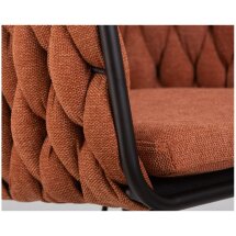 Барный стул 9690-LM Leon оранжевый / черный