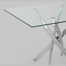 Обеденный стол Stool Group Варна 120*80 стеклянный