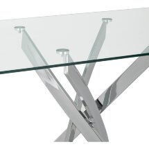 Обеденный стол Stool Group Варна 120*80 стеклянный