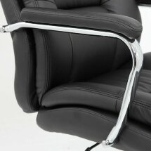 Кресло офисное BRABIX PREMIUM &quot;Amadeus EX-507&quot;, экокожа, хром, черное, 530879
