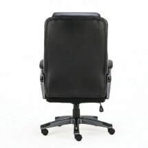 Кресло офисное BRABIX PREMIUM &quot;Favorite EX-577&quot;, пружинный блок, рециклированная кожа, черное, 531934