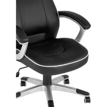 Игровое кресло TopChairs TopChairs Phantom черное геймерское