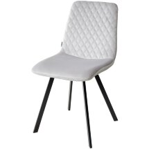 Стул DAIQUIRI BLUVEL-03 LIGHT GREY, велюр М-City