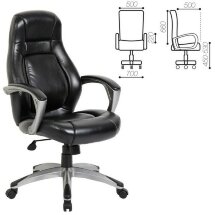 Кресло офисное BRABIX PREMIUM &quot;Turbo EX-569&quot;, экокожа, спортивный дизайн, черное, 531014