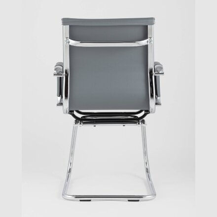 Кресло для посетителей TopChairs Visit серое 