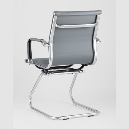 Кресло для посетителей TopChairs Visit серое 