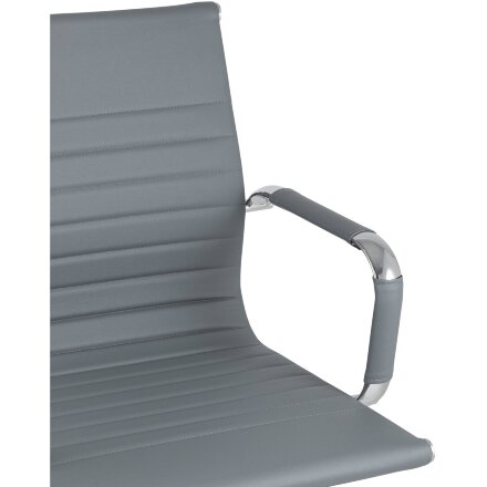 Кресло для посетителей TopChairs Visit серое 