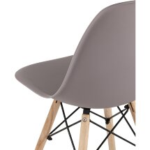 Стул Eames Style DSW темно-бежевый (разборный каркас)