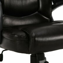 Кресло офисное BRABIX PREMIUM &quot;Favorite EX-577&quot;, пружинный блок, рециклир. кожа, коричневое, 531936