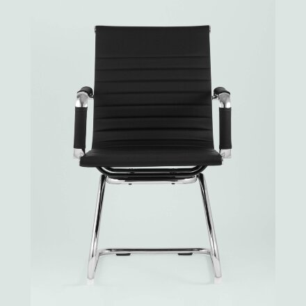Кресло для посетителей TopChairs Visit черное 