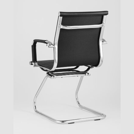 Кресло для посетителей TopChairs Visit черное 