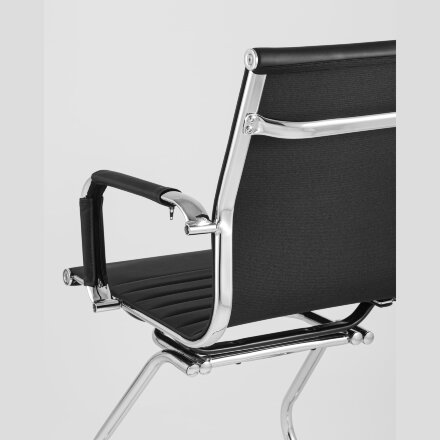 Кресло для посетителей TopChairs Visit черное 